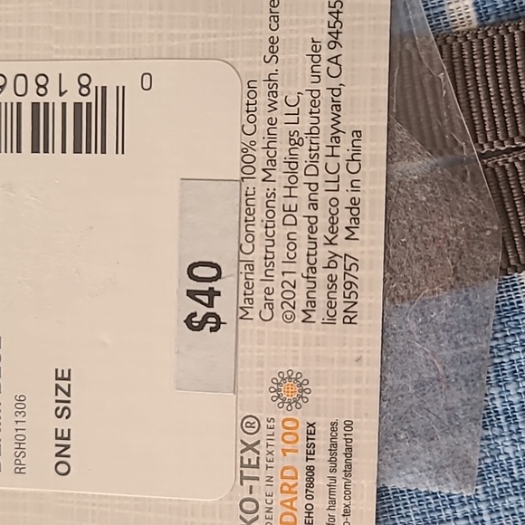 FIELDCREST DENIM BLUE 4 PACK OF DINNER NAPKINS - Picture 5 of 5